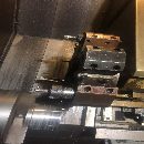 宝鸡50斜轨刀塔机一台，精度1丝，8寸卡盘，8工位刀塔.