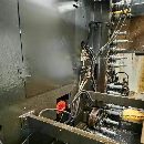 同款11台 韩国原装斗山HP5500卧式加工中心 三轴行程80.